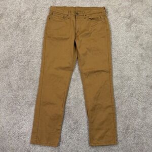 Levis 541 Athletic Taper Pants Mens 34x32 Brown Tobacco‎ Cotton Everyday Pockets